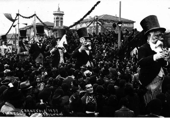 Il convegno delle persone serie di Alfredo Morescalchi - Mascherate di Gruppo - Carnevale di Viareggio 1939