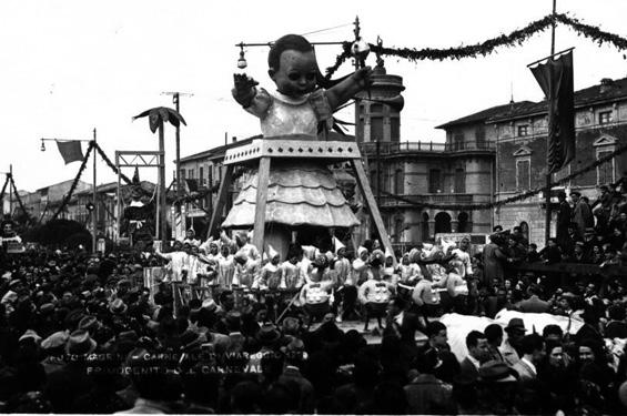 Il primogenito del carnevale di Orazio D’Arliano - Carri piccoli - Carnevale di Viareggio 1939