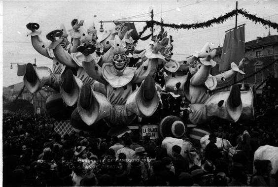 La grande risata di Carlo e Francesco Francesconi - Carri piccoli - Carnevale di Viareggio 1939