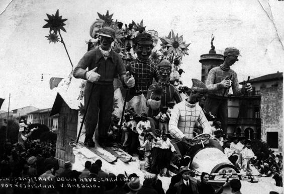 Cinquemila lire per un sorriso di Renato Santini - Mascherate di Gruppo - Carnevale di Viareggio 1940