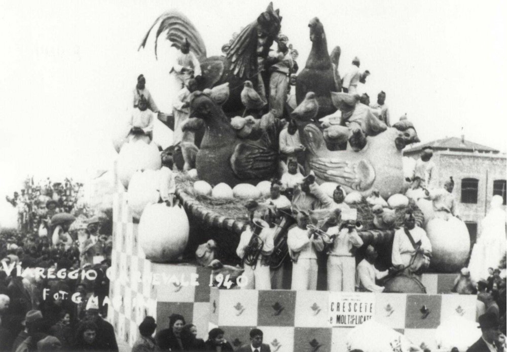 I funghi buoni e cattivi di Danilo Di Prete - Mascherate di Gruppo - Carnevale di Viareggio 1940