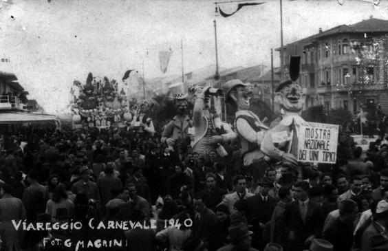 La mostra dei vini tipici di Carlo Bomberini - Mascherate di Gruppo - Carnevale di Viareggio 1940