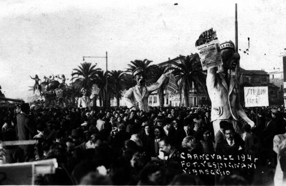 Gli strilloni di fama di Carlo Francesconi - Mascherate di Gruppo - Carnevale di Viareggio 1947