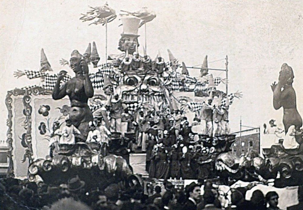 Il teatro della vita di Renato Santini - Carri grandi - Carnevale di Viareggio 1947