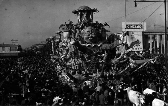 Cacciuccata carnevalesca di Sergio Baroni - Carri grandi - Carnevale di Viareggio 1948