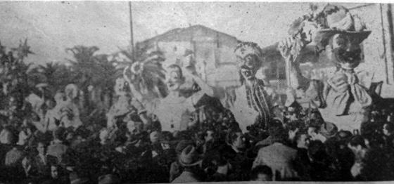 Gli eroi della spiaggia di Carlo Vannucci - Mascherate di Gruppo - Carnevale di Viareggio 1948