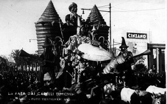 La fatina dai capelli turchini di Fabio Romani - Carri piccoli - Carnevale di Viareggio 1948