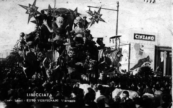 Libecciata di carnevale di Nilo Lenci - Carri piccoli - Carnevale di Viareggio 1948