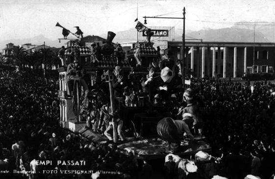 Tempi passati di Carlo Bomberini - Carri grandi - Carnevale di Viareggio 1948