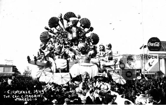 Ondate d’amore di Antonio D’Arliano - Carri grandi - Carnevale di Viareggio 1949