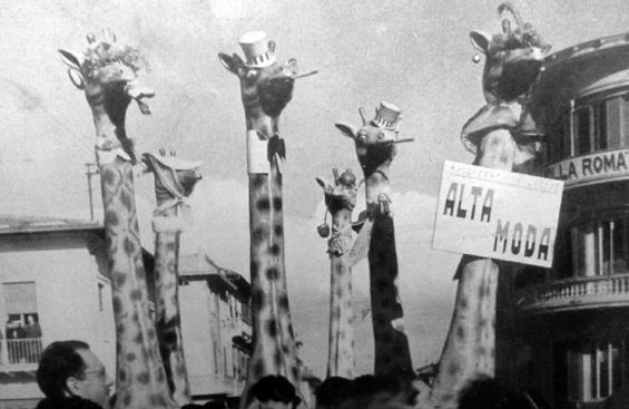 Alta moda di Valeriano Dini, Carlo Bomberini - Mascherate di Gruppo - Carnevale di Viareggio 1950