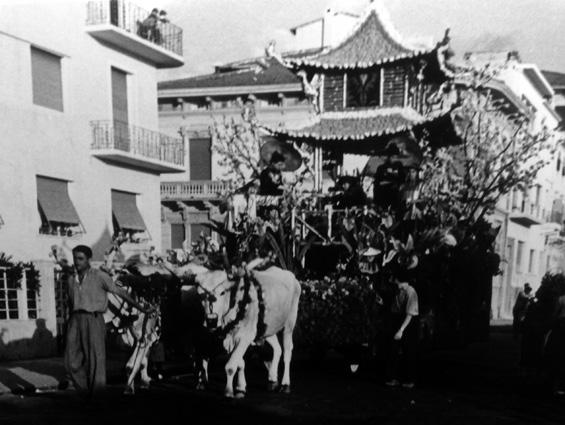 Giardino d’Oriente di  - Carri Fioriti - Carnevale di Viareggio 1950