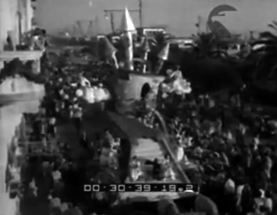 Il castello dei sogni di  - Carri Fioriti - Carnevale di Viareggio 1950