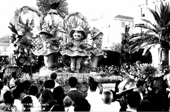 Il giardino delle bambole di  - Carri Fioriti - Carnevale di Viareggio 1950