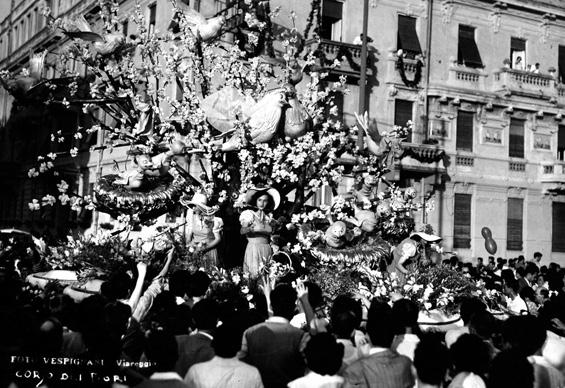 Risveglio di Primavera di  - Carri Fioriti - Carnevale di Viareggio 1950