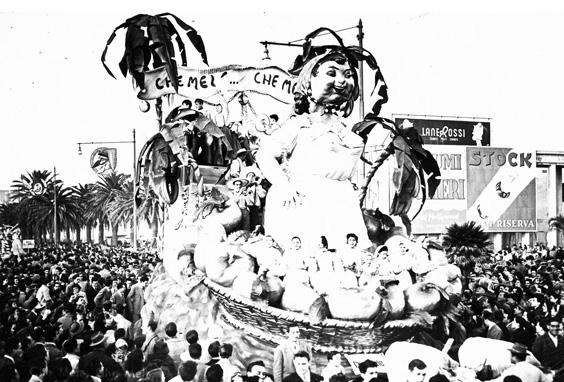 Che mele, che mele di Renato Santini, Arnaldo Galli e Orazio D’Arliano - Carri piccoli - Carnevale di Viareggio 1951