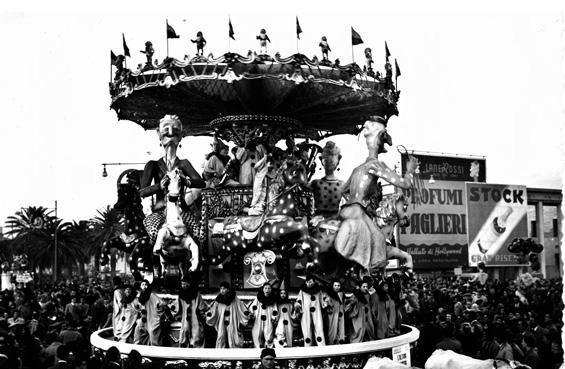 L’ultima frenesia di Fabio Romani, Oreste Lazzari, Carlo Bomberini - Carri piccoli - Carnevale di Viareggio 1951