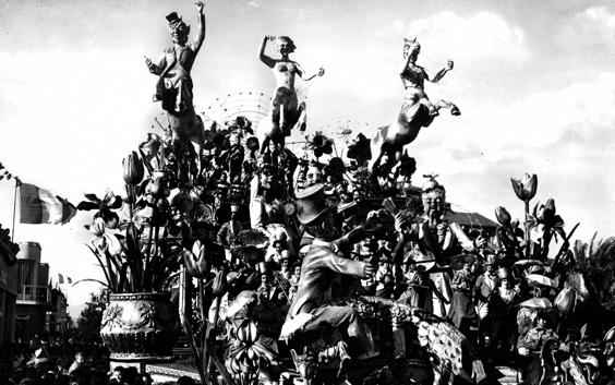 Verso la felicità di Alfredo Pardini - Carri grandi - Carnevale di Viareggio 1952
