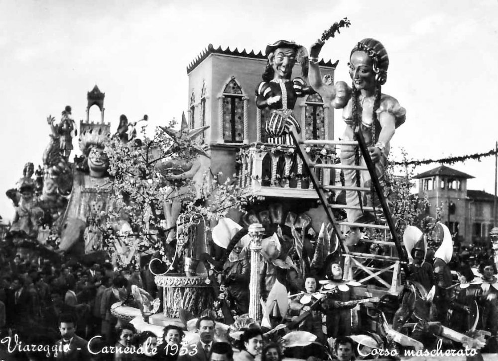 Giulietta e Romeo di Oreste Lazzari - Carri piccoli - Carnevale di Viareggio 1953