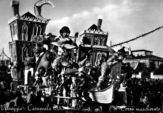 Gli amori di Giacomo Casanova di Eugenio Pardini - Carri piccoli - Carnevale di Viareggio 1953