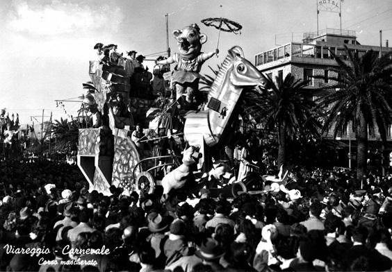 Il cavallo di Troia di Fabio Romani - Carri piccoli - Carnevale di Viareggio 1953