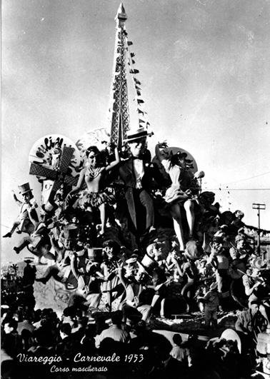 Le Ville lumiere di Antonio D’Arliano - Carri grandi - Carnevale di Viareggio 1953