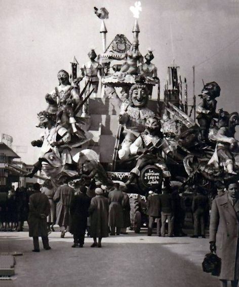 Le avventure di cappa e... spiedo di Sergio Baroni - Carri grandi - Carnevale di Viareggio 1953