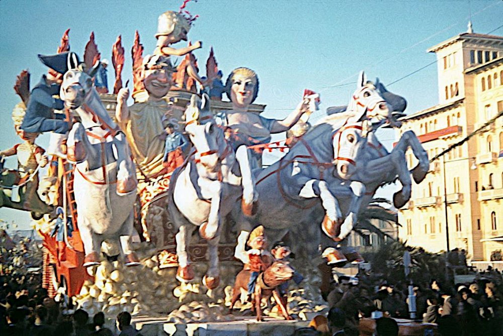 L’incendio di Roma di Silvano Avanzini, Francesco Francesconi - Carri grandi - Carnevale di Viareggio 1953