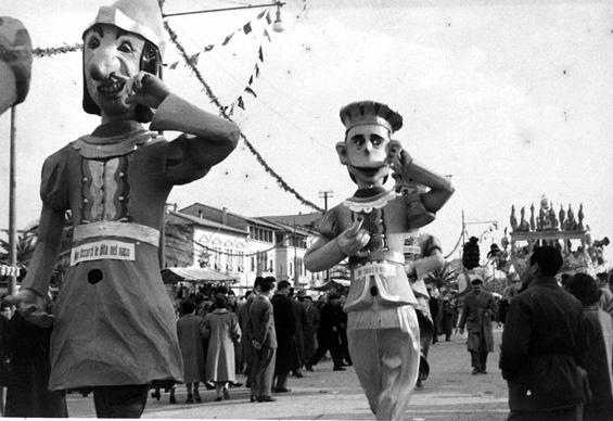 Nei e cicisbei di Guido Lippi - Mascherate di Gruppo - Carnevale di Viareggio 1953