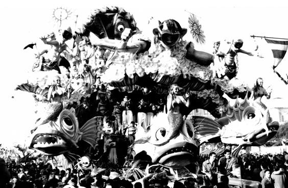 Caccia subacquea di Carlo Francesconi, Sergio Barsella - Carri grandi - Carnevale di Viareggio 1954