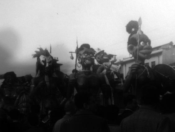 Continente nero di Carlo Bomberini - Complessi mascherati - Carnevale di Viareggio 1954