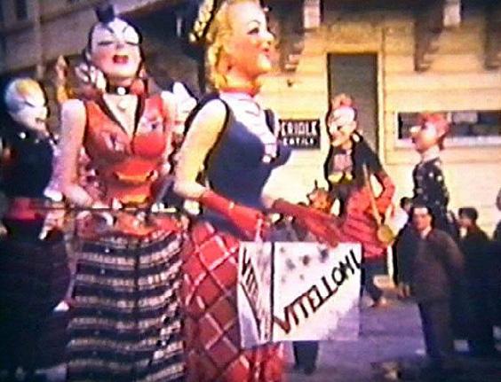 Vitelline e vitelloni di Giulio Bonetti - Mascherate di Gruppo - Carnevale di Viareggio 1954