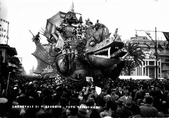 Filtro magico di Sergio Baroni - Carri grandi - Carnevale di Viareggio 1955