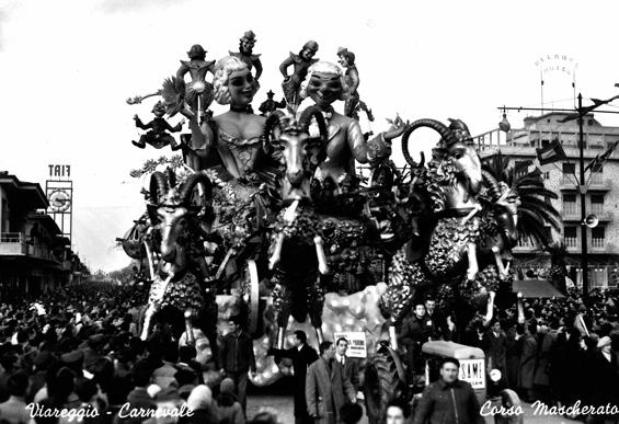 La serva padrona di Antonio D’Arliano - Carri grandi - Carnevale di Viareggio 1956