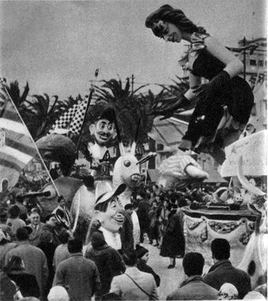 Palio in maschera di Eugenio Pardini - Complessi mascherati - Carnevale di Viareggio 1956