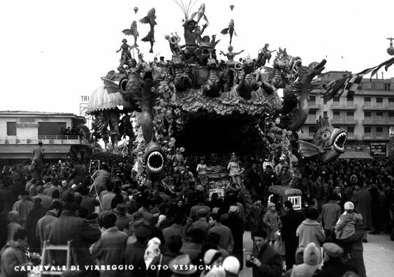 Sogno di un pescatore di Alfredo Pardini - Carri grandi - Carnevale di Viareggio 1956