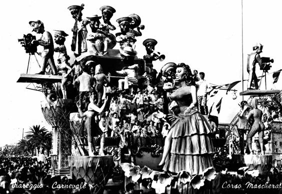 Tempo di mambo di Giulio Palmerini e Renato Santini - Carri grandi - Carnevale di Viareggio 1956