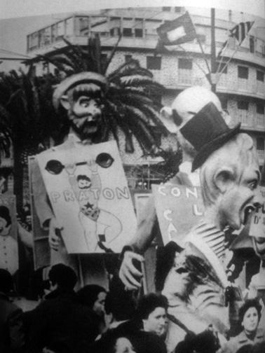 Uova a sorpresa di Eugenio Pardini - Mascherate di Gruppo - Carnevale di Viareggio 1956