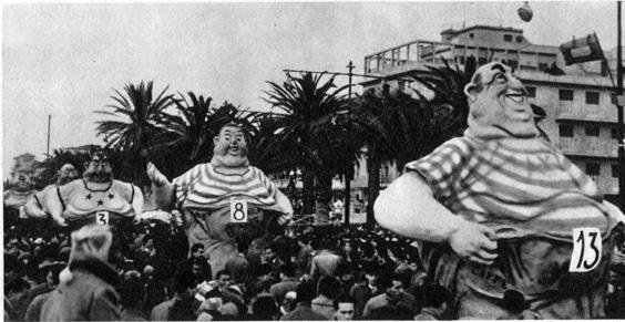 Vinci e raddoppia di Amedeo Mallegni - Complessi mascherati - Carnevale di Viareggio 1956