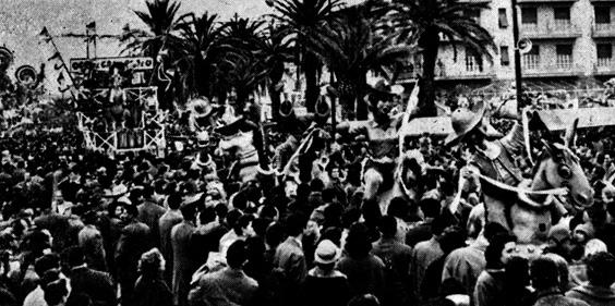 El rodeo di Fabio Romani - Complessi mascherati - Carnevale di Viareggio 1957