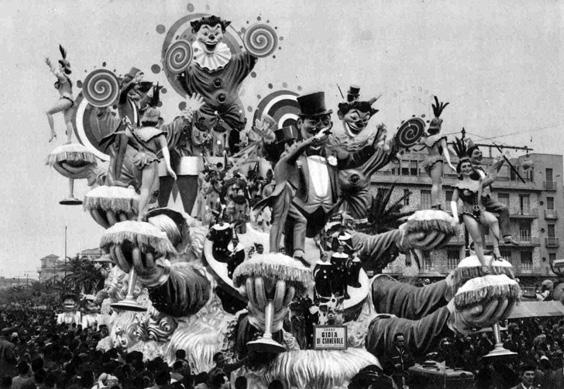 Gioia di carnevale di Carlo Vannucci, Sandro Bertuccelli - Carri grandi - Carnevale di Viareggio 1957