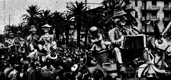 Ritorno dalla fiera di Amedeo Mallegni - Complessi mascherati - Carnevale di Viareggio 1957