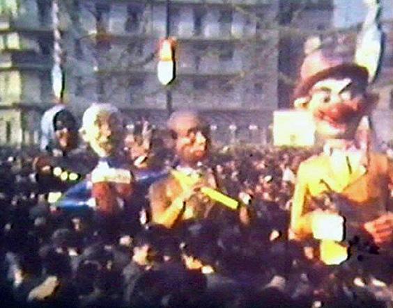 Sette giorni TV di Davino Barsella - Mascherate di Gruppo - Carnevale di Viareggio 1957