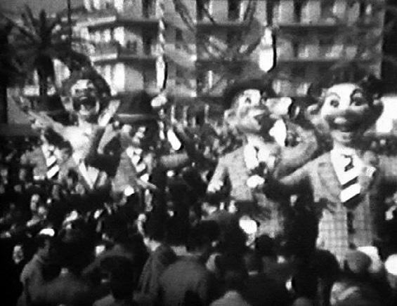 Tifo galoppante di Raffaello Giunta - Mascherate di Gruppo - Carnevale di Viareggio 1957