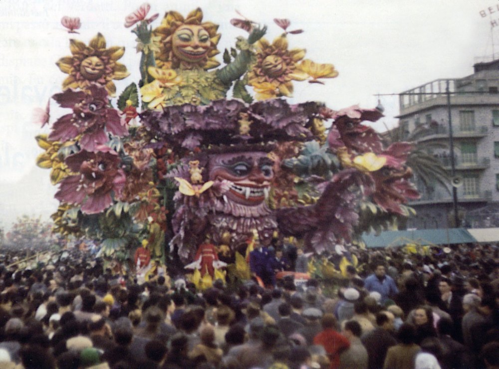 Bosco incantato di Carlo Vannucci e Sandro Bertuccelli - Carri grandi - Carnevale di Viareggio 1958