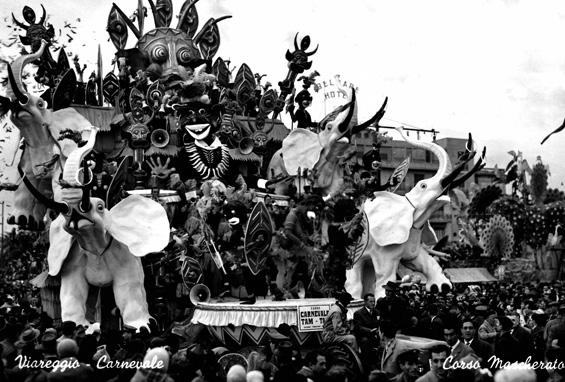 Carnevale tam tam di Carlo Francesconi e Sergio Barsella - Carri grandi - Carnevale di Viareggio 1958