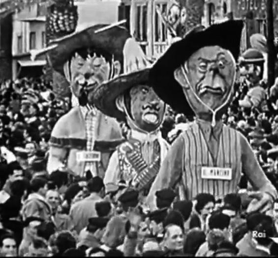 Eroi del Far-West di Davino Barsella - Mascherate di Gruppo - Carnevale di Viareggio 1958