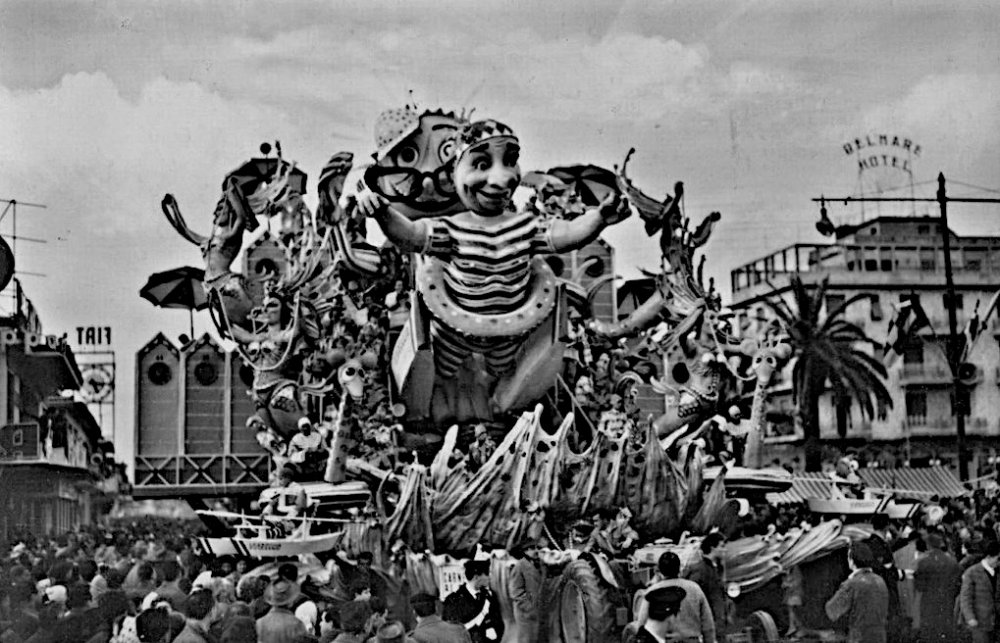 Carnevale ai bagni di Sergio Baroni - Carri grandi - Carnevale di Viareggio 1959