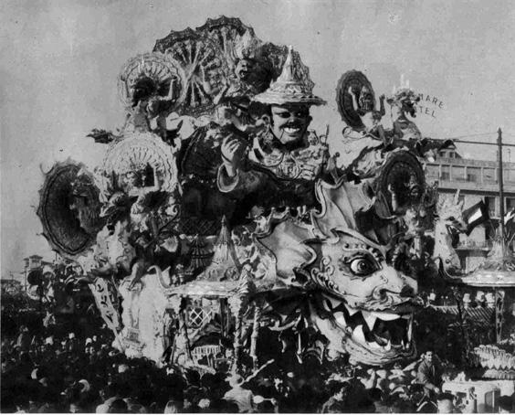 Carnevale in sogno di Nilo Lenci, Giulio Palmerini - Carri grandi - Carnevale di Viareggio 1959