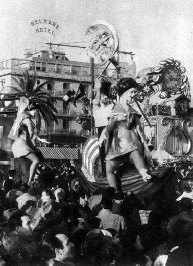 Coppie celebri di Eugenio Pardini - Complessi mascherati - Carnevale di Viareggio 1959